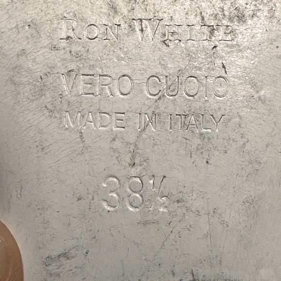 Ron White EUR 38.5 tan suede weatherproof made in Italy - Picture 10 of 12